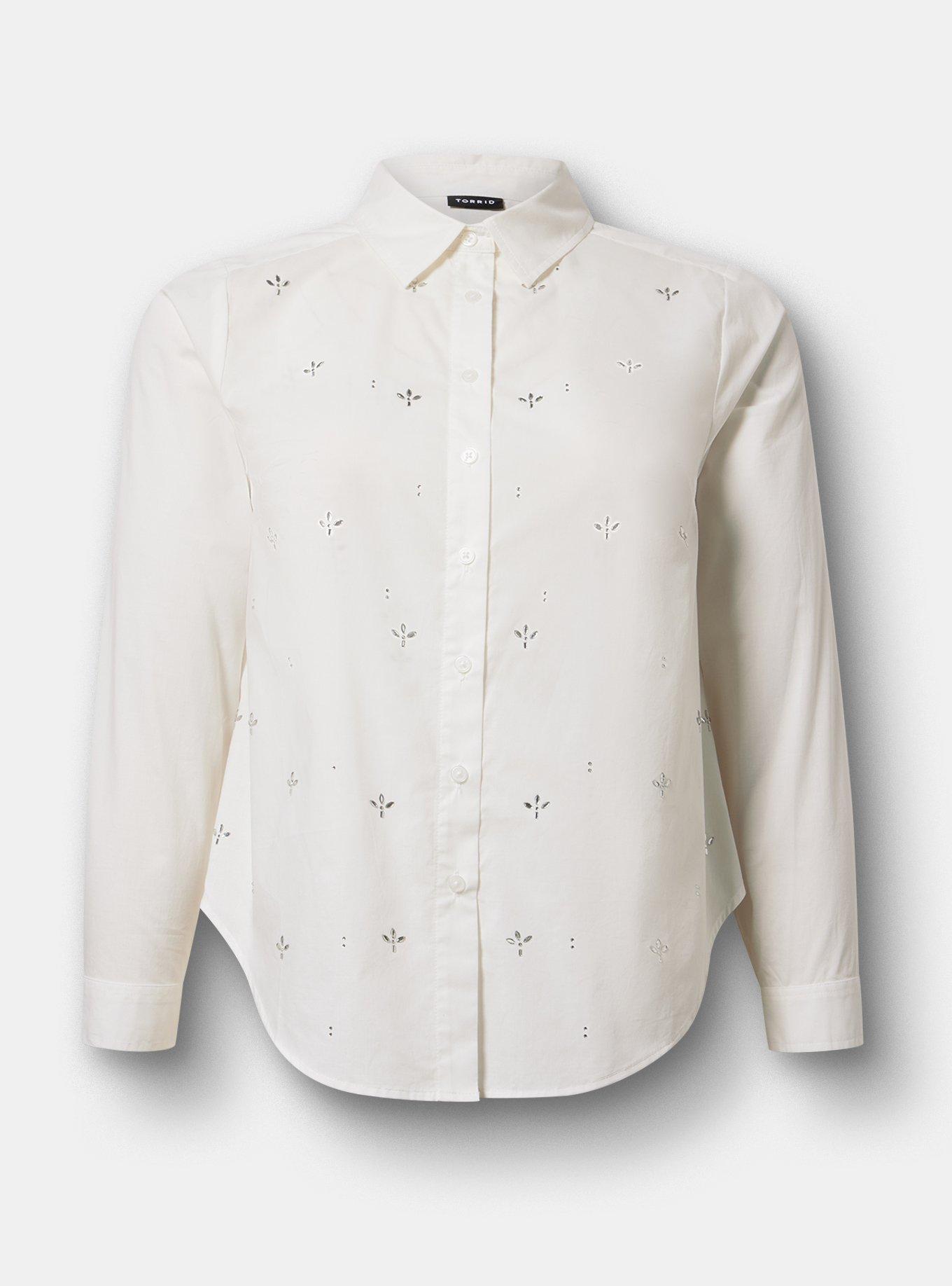 Lizzie Embellished Button-Up Shirt