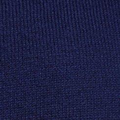 Belle Isle Scalloped Hem Cardigan, PEACOAT, swatch