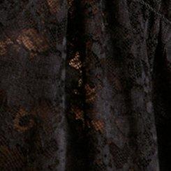 Plus Size Festi Off-Shoulder Lace Top, DEEP BLACK, swatch