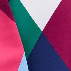 Belle Isle Ruffle Neck Bow Back Blouse, HOLLY DIAMONDS MULTI, swatch