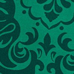 Belle Isle Split Neck Top, ROYAL DAMASK ULTRAMARINE GREEN, swatch