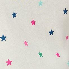 Cozy Fleece Relaxed Hoodie, STARS STITCHED BIRCH, swatch