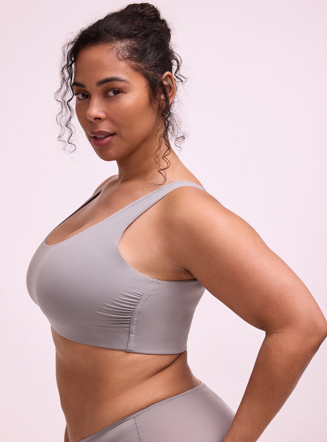 Butter Unlined Smooth Bralette, SHARKSKIN, alternate