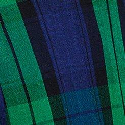 Belle Isle Peplum Top, HANNAH PLAID PEACOAT, swatch