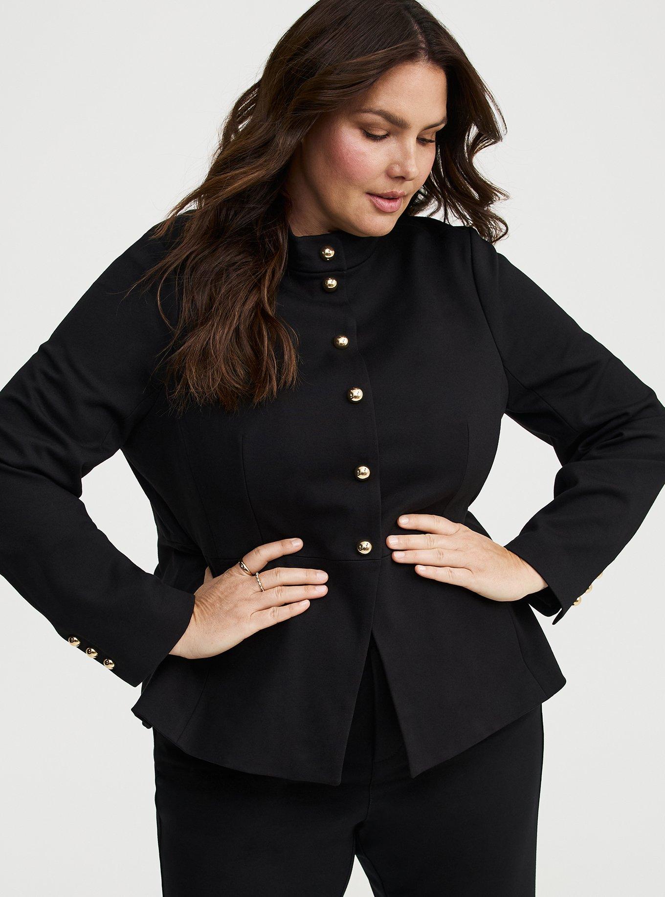 Ponte Peplum Jacket