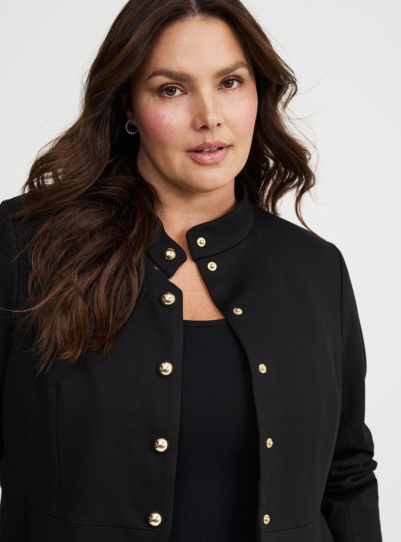 Ponte Peplum Jacket