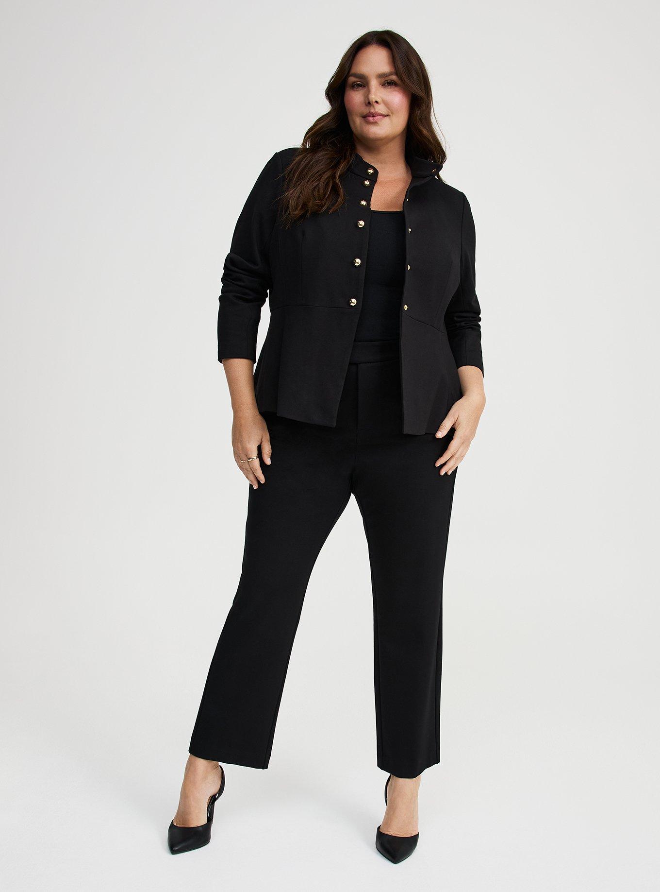 Ponte Peplum Jacket