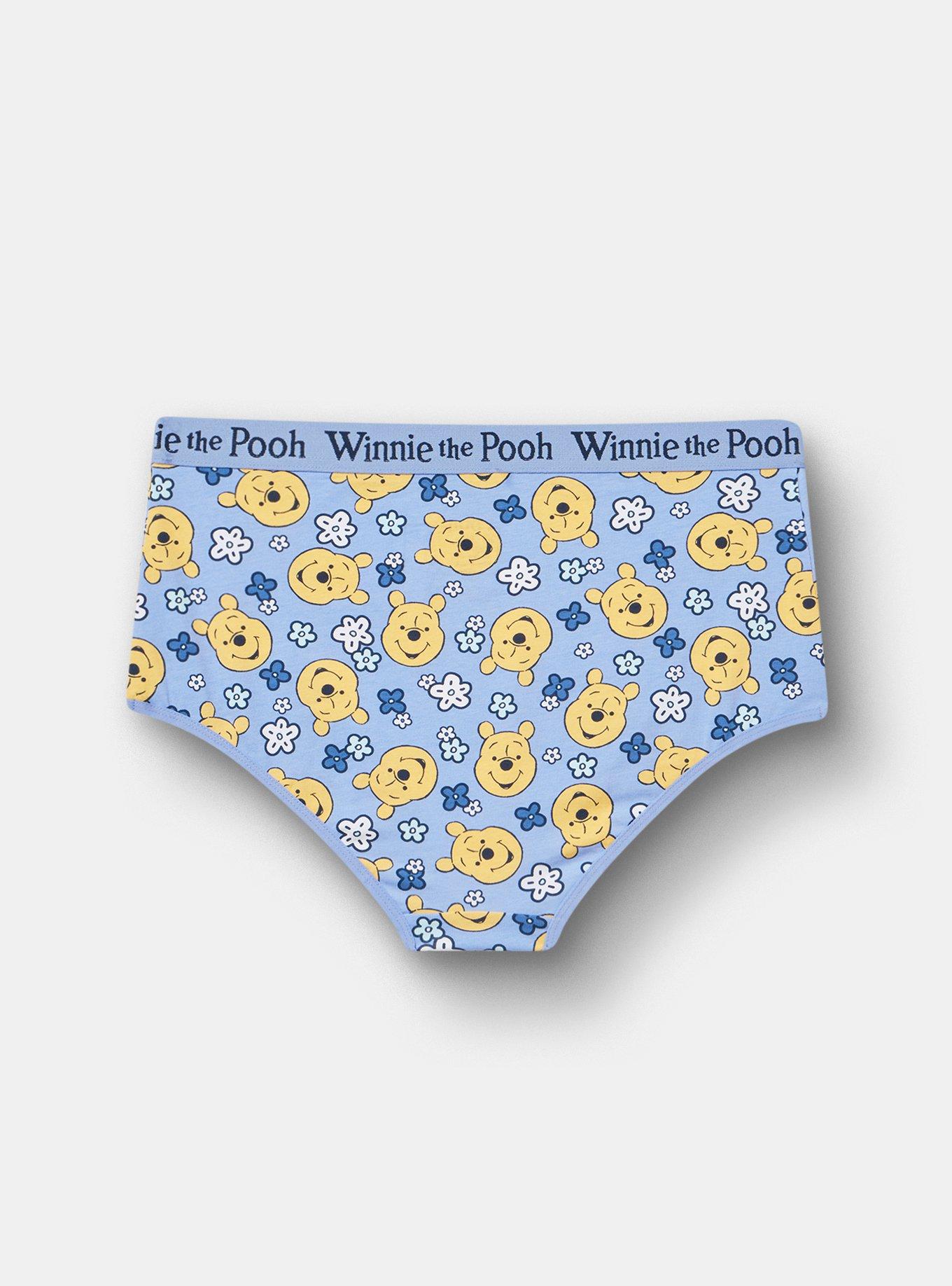 Winnie The Pooh Mid-Rise Cotton Brief Panty, MULTI, alternate