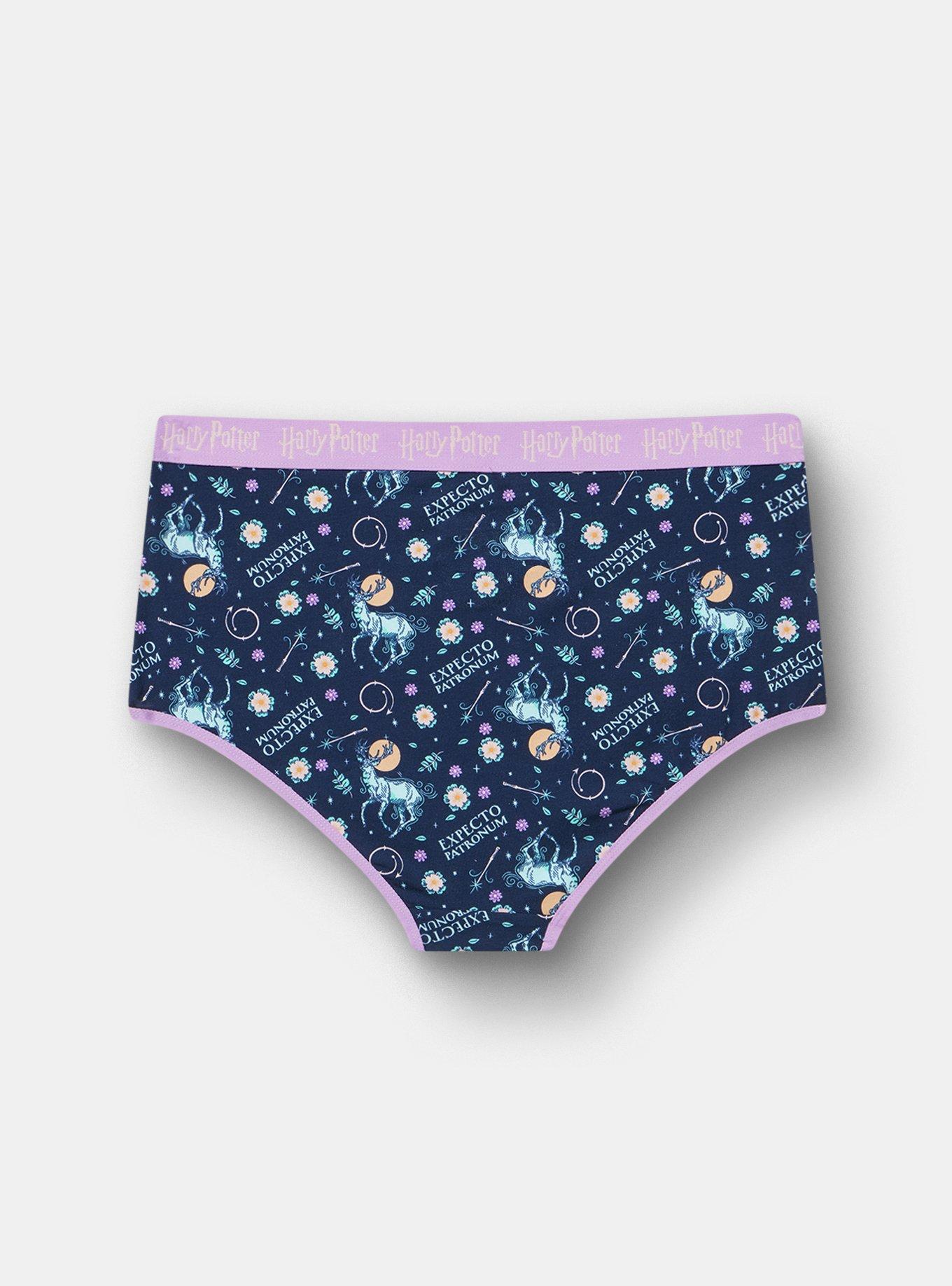 Harry Potter Patronus Mid-Rise Cotton Brief, MULTI, alternate