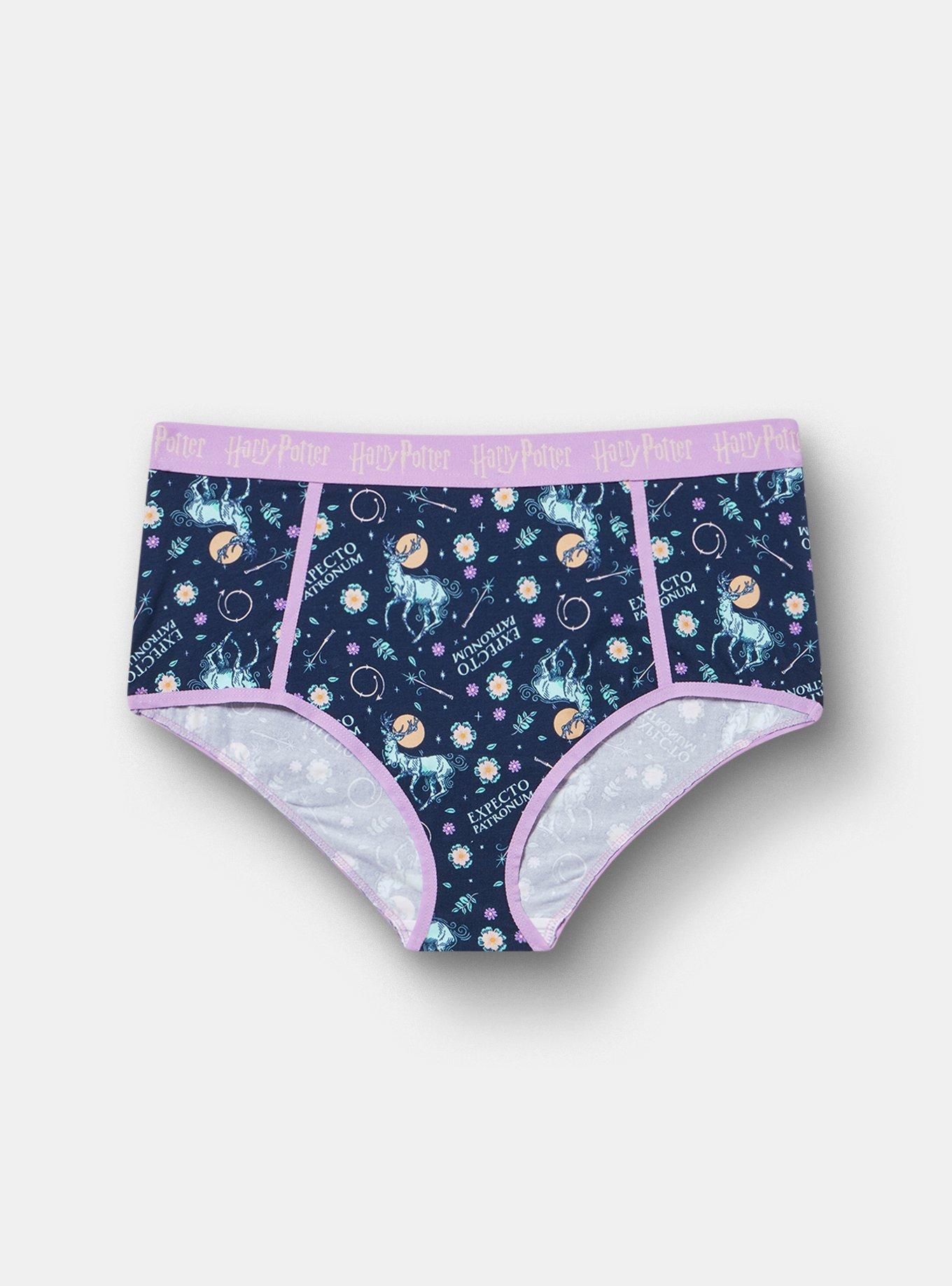 Harry Potter Patronus Mid-Rise Cotton Brief, MULTI, hi-res