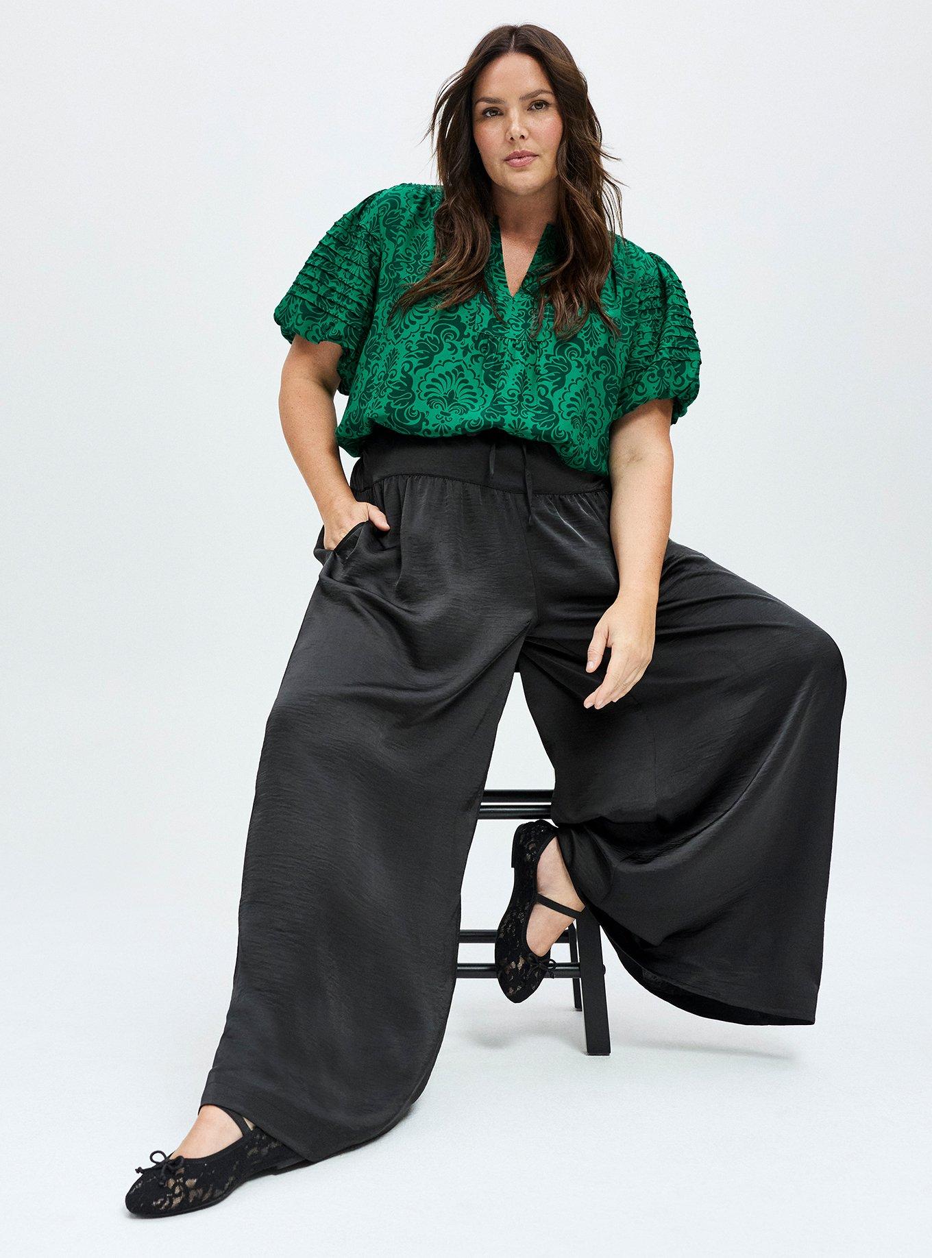 Belle Isle Drawcord Wide Leg Pant