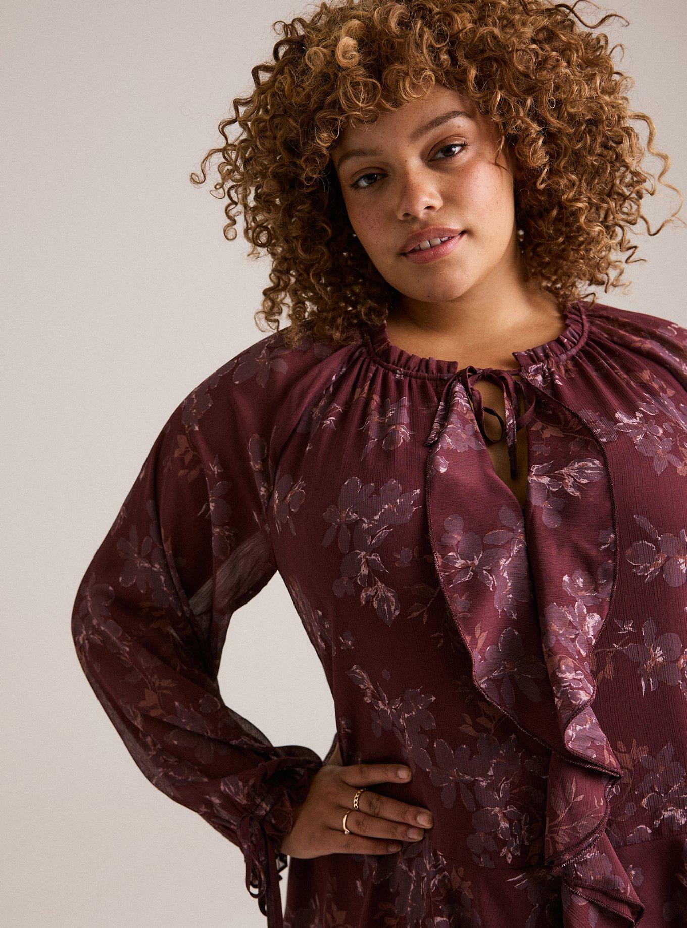 Festi Cascade Ruffle Drop Waist Dress