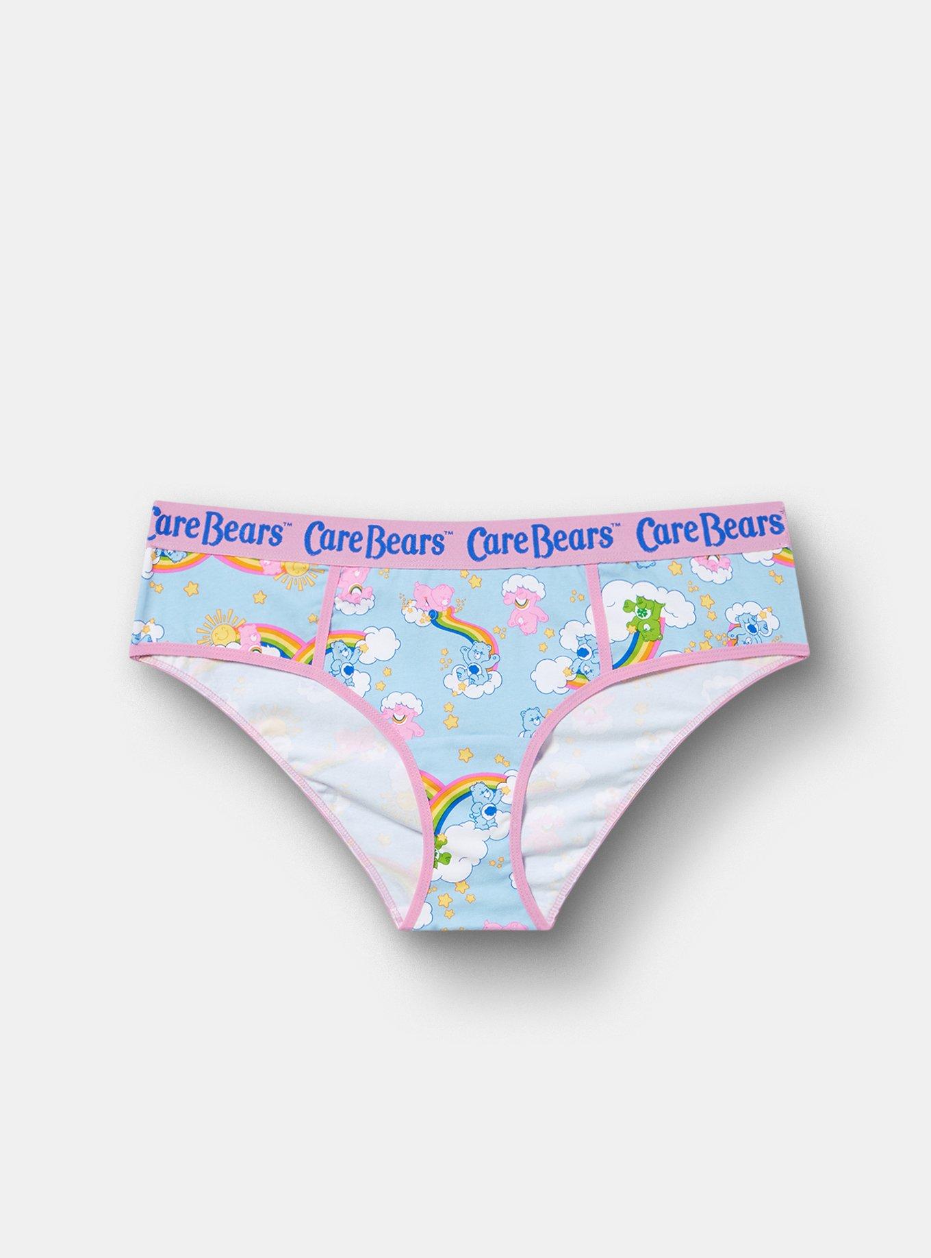 Plus Size Care Bears Mid-Rise Cotton Hipster Panty, MULTI, hi-res