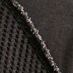 Festi Waffle Long Sleeve Tee, DEEP BLACK, swatch