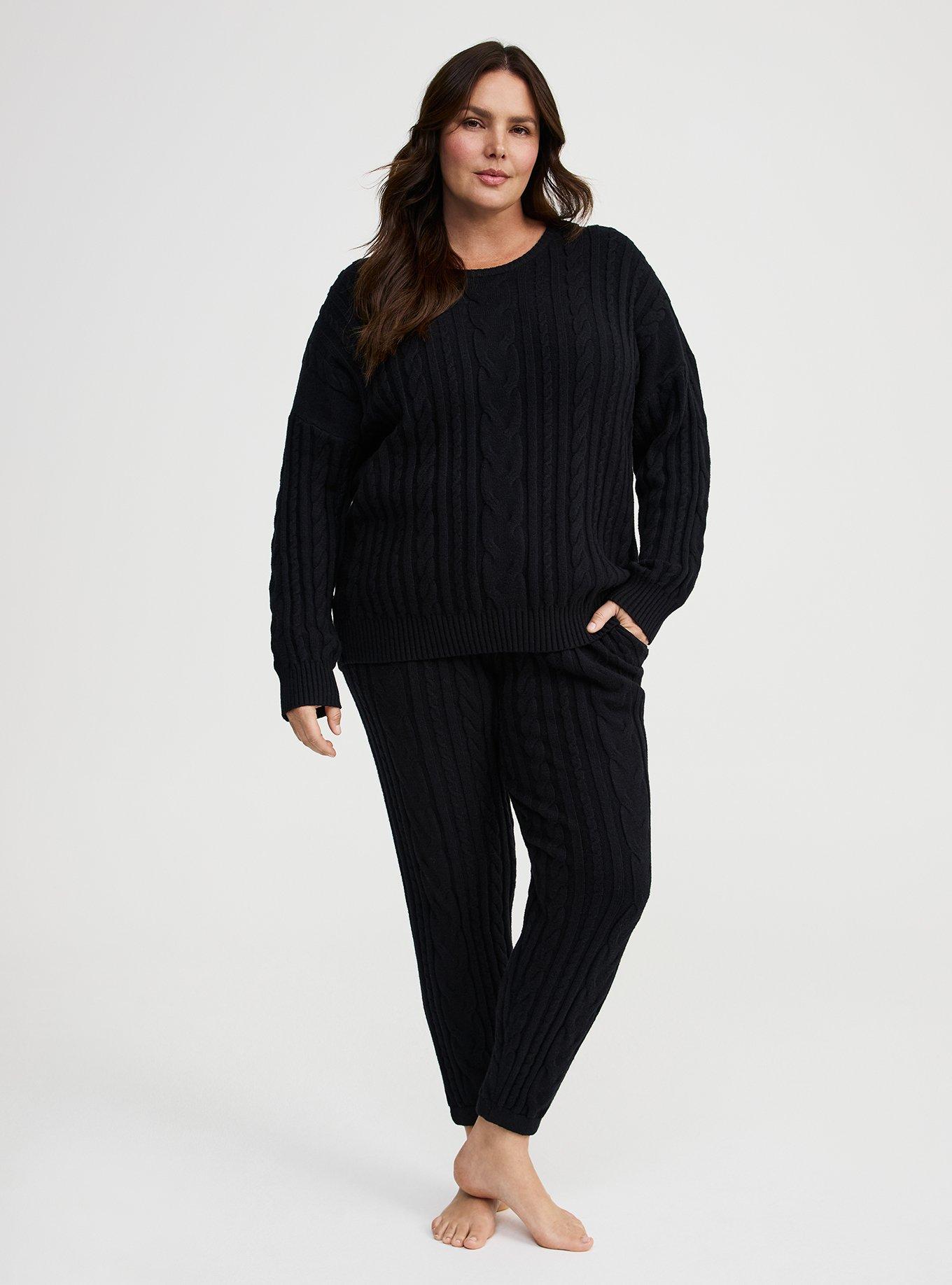 Cable Lounge Pullover Sweater