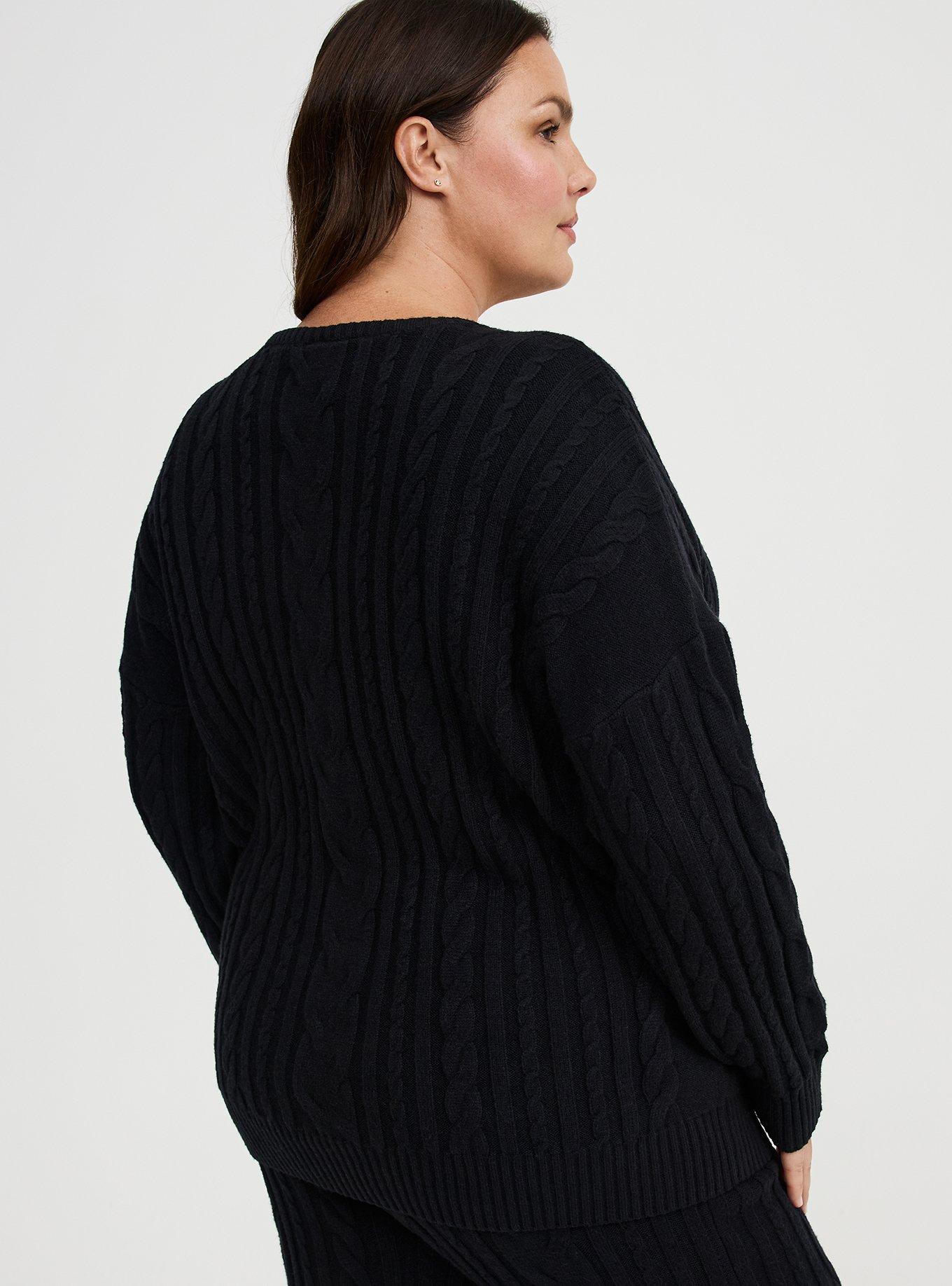 Cable Lounge Pullover Sweater