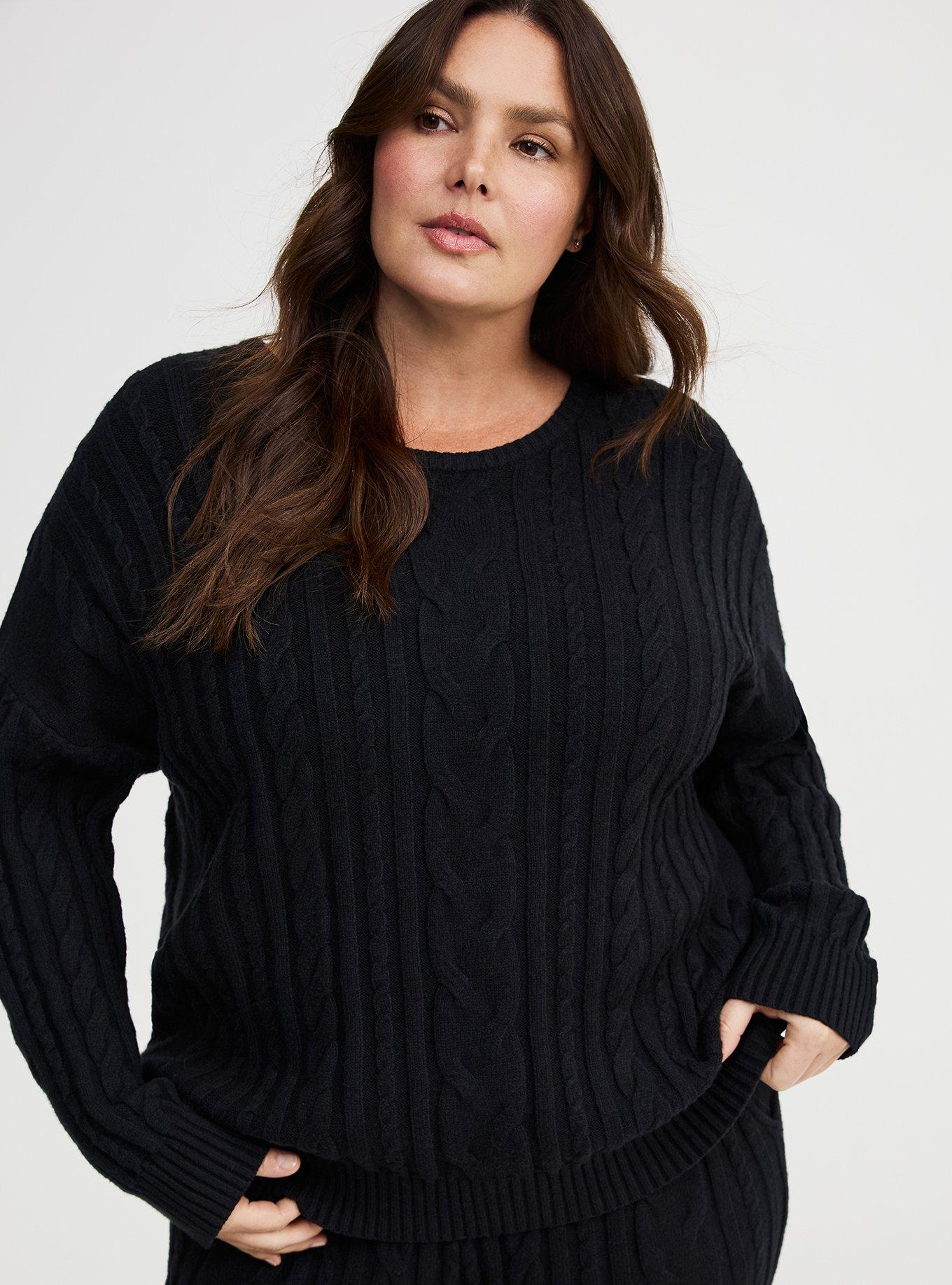 Cable Lounge Pullover Sweater