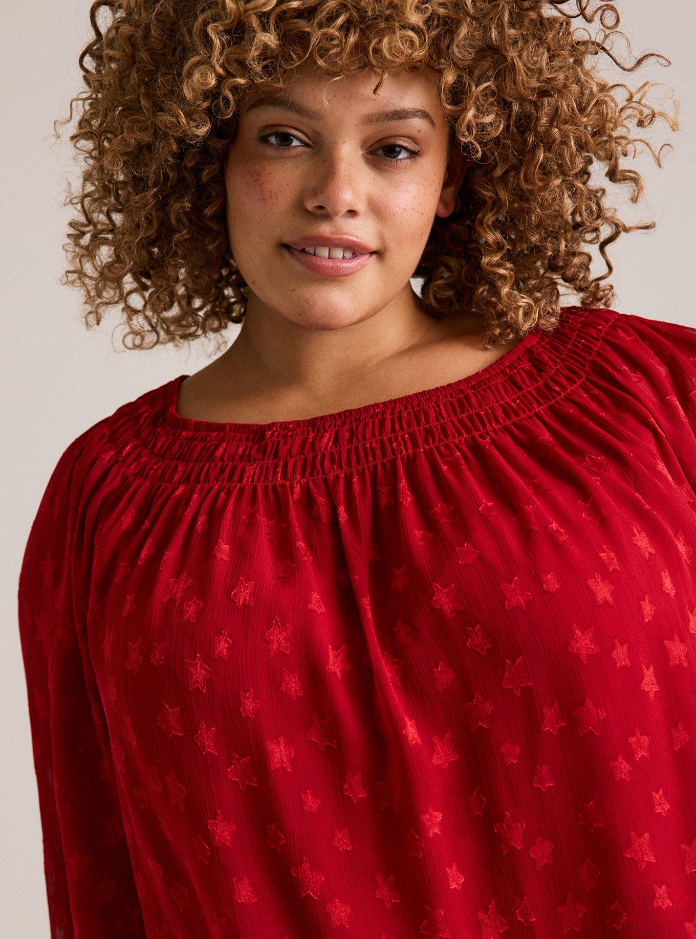 Festi Tiered Tie Back Blouse