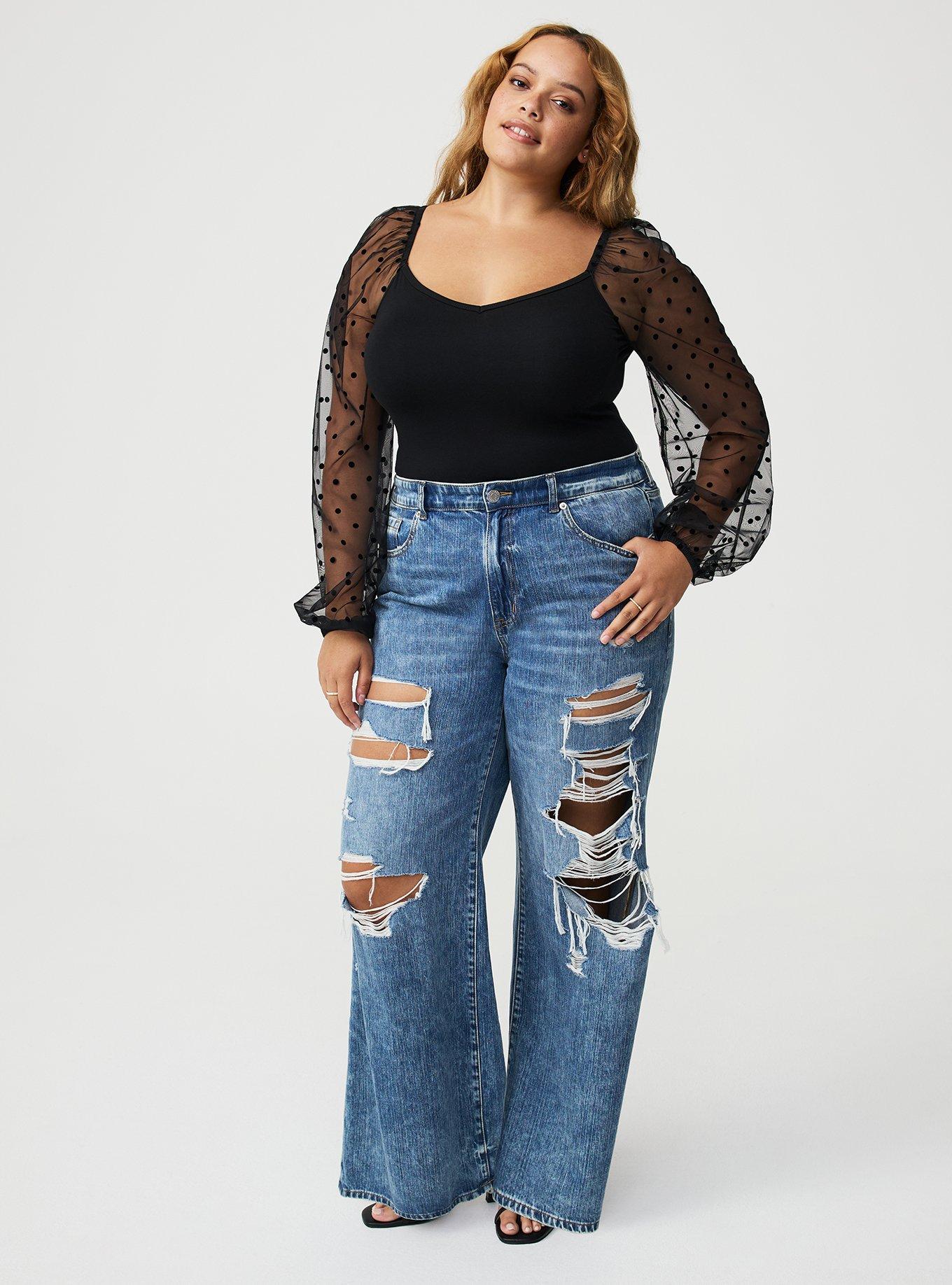 Foxy Sweetheart Organza Blouson Sleeve Top