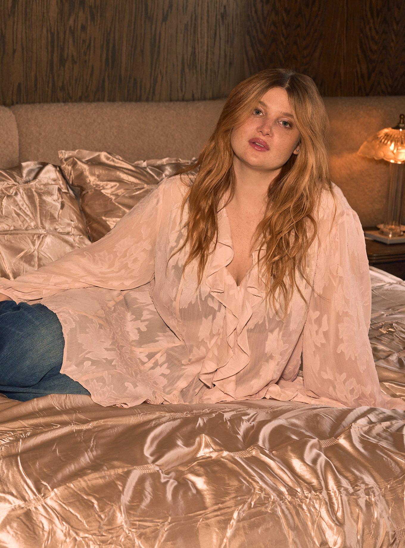 Festi Bubble Sleeve Top