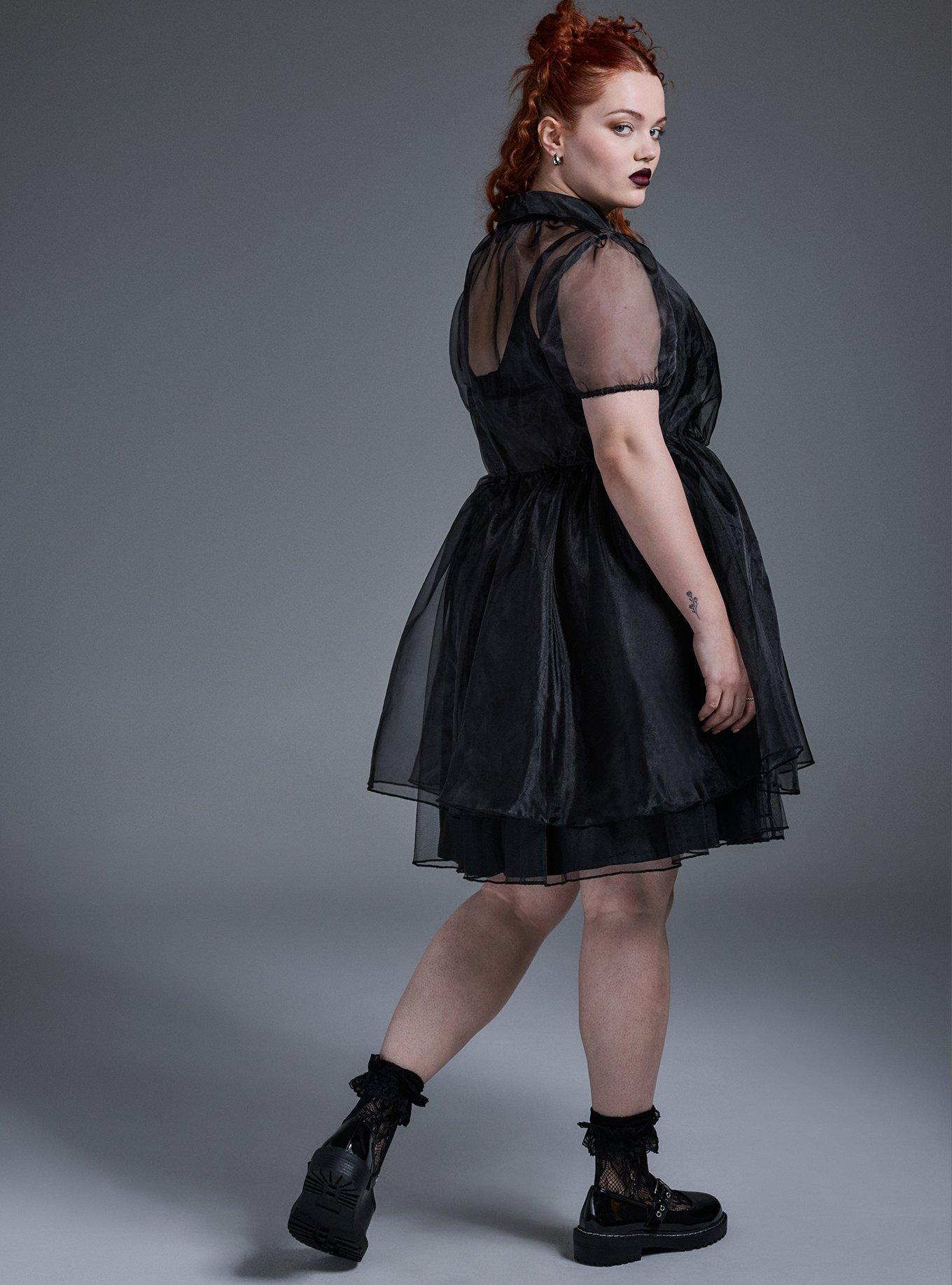 Nightfall Organza Mini Dress w/ Slip