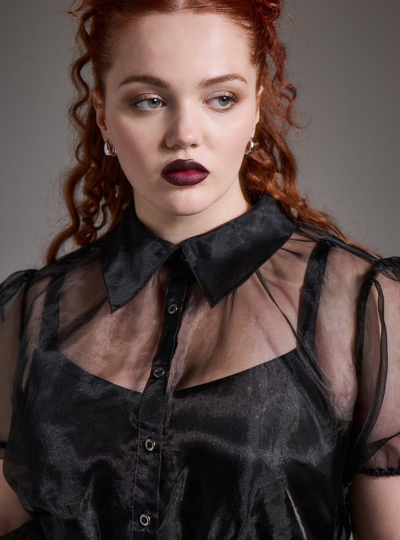 Nightfall Organza Mini Dress w/ Slip