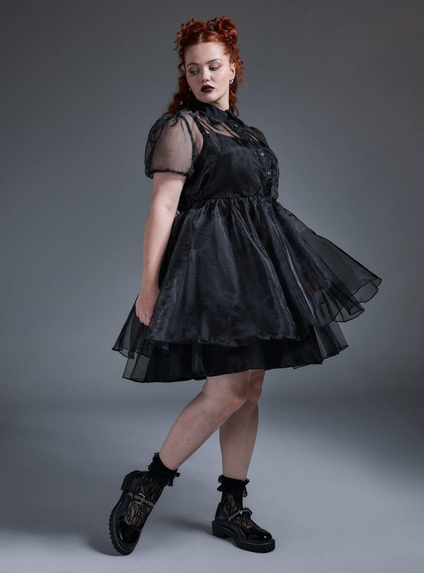 Nightfall Organza Mini Dress w/ Slip