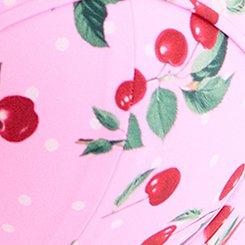 Plus Size Wired Longline Bikini Top, CHEERY CHERRY PINK SPLASH, swatch