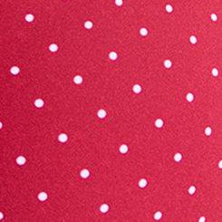 Retro Chic Twist Front One-Piece Swimsuit, CUTESIE DOT BULLFIGHT, swatch