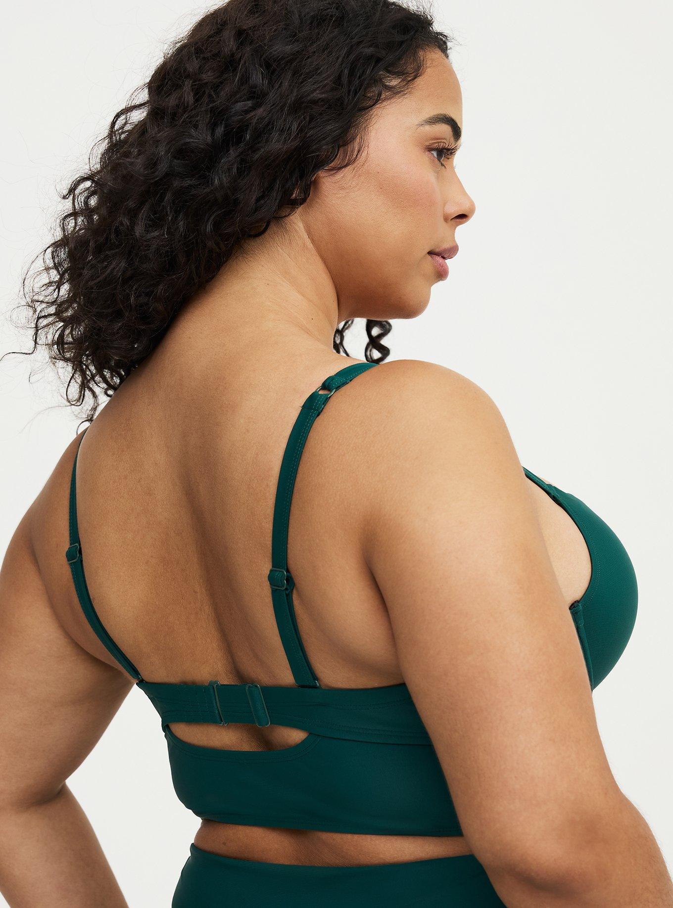 Underwire Strappy Front Bikini Top, MANGROVE SWIM, alternate