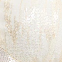 Studio Sequin Ruffle Cami, PEARLED IVORY, swatch