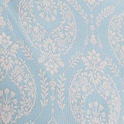 Plus Size Festi Bell Sleeve Lace Babydoll Top, PRECISE MEDALLION BLUE, swatch