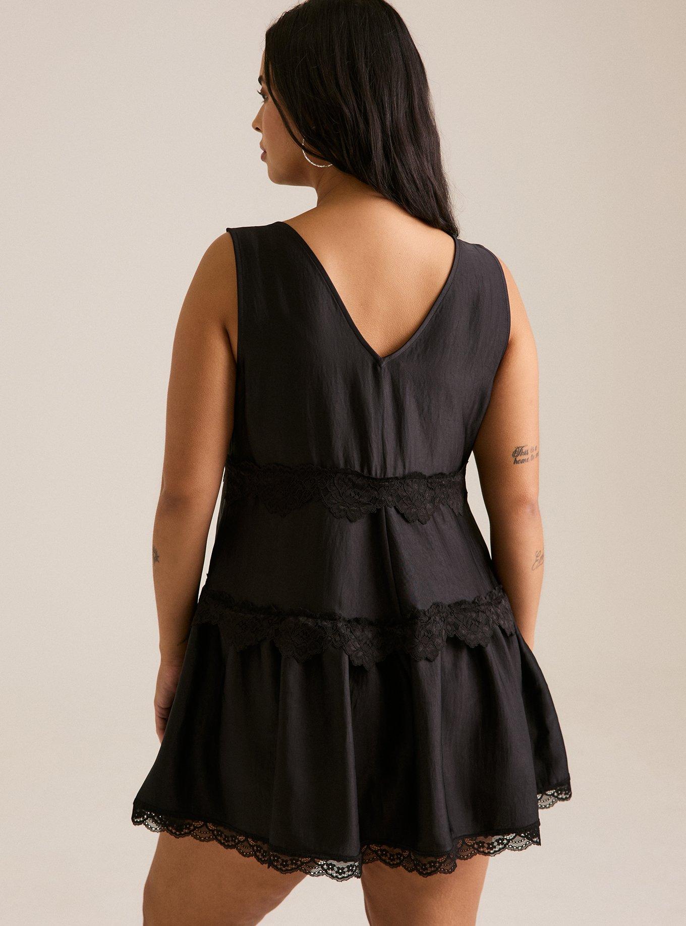 Festi Lace Detail Mini Dress