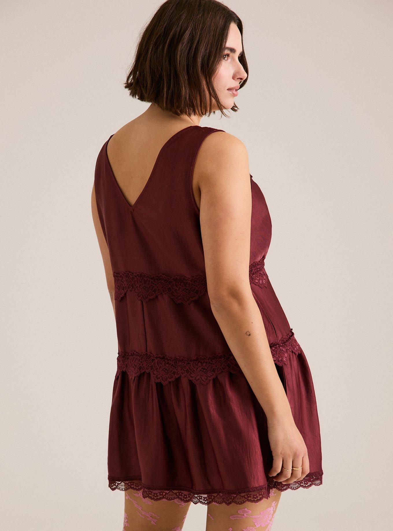 Festi Lace Detail Mini Dress