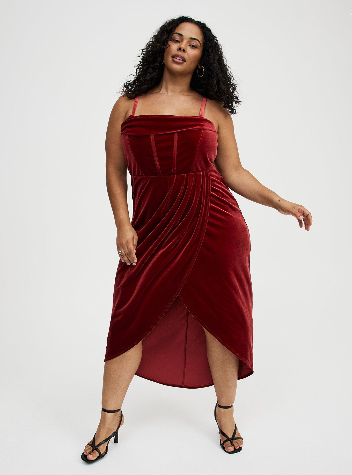 Sleeveless Bustier Tulip Dress