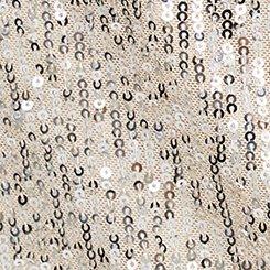Plus Size Sequin Slip Maxi Skirt, CHAMPAGNE SEQUIN, swatch