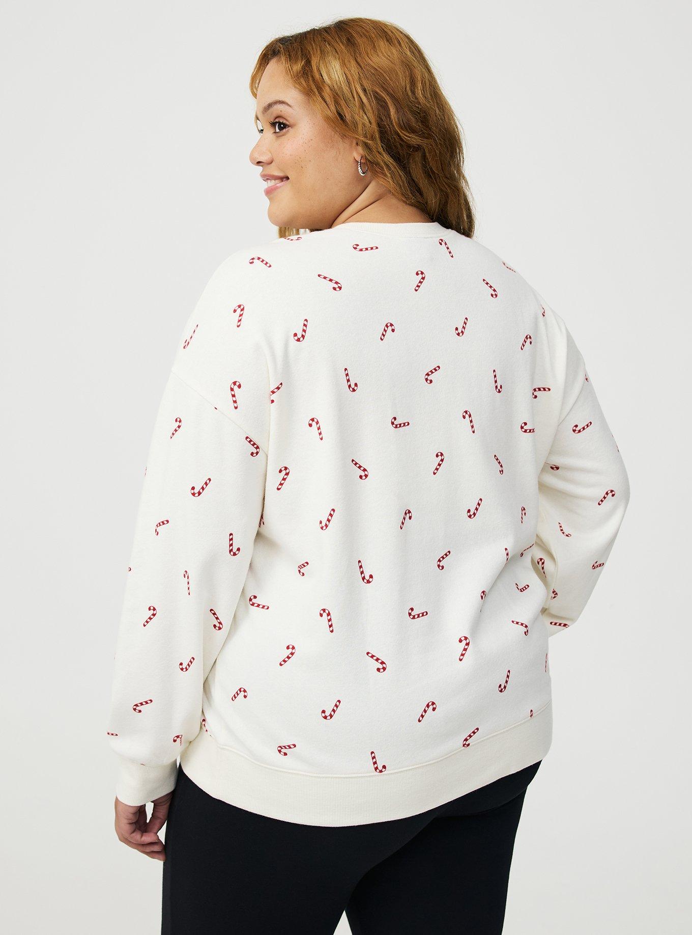 Cozy Fleece Crew Drop Shoulder Sweatshirt