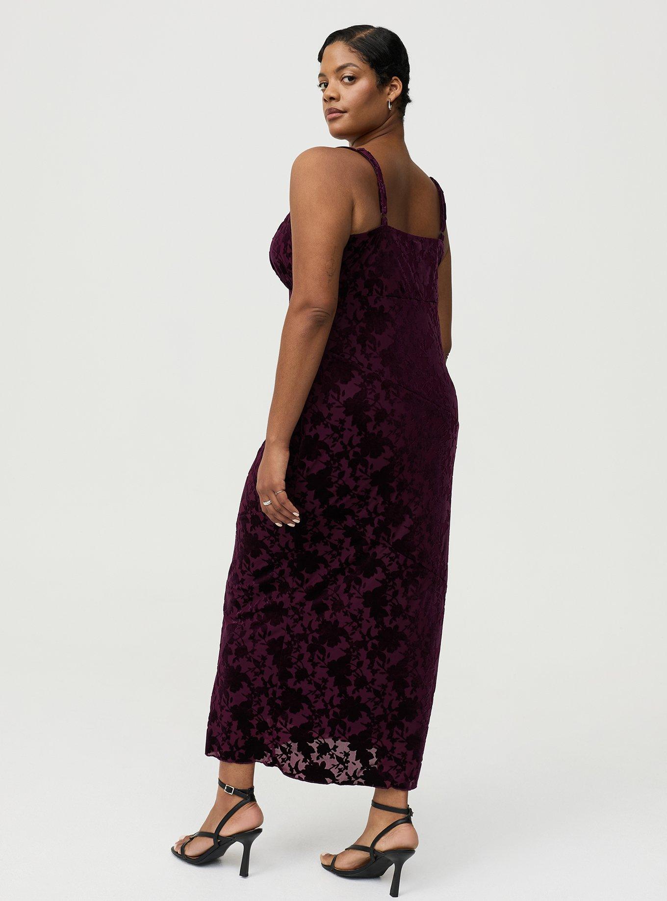 Velour Cami Maxi Dress