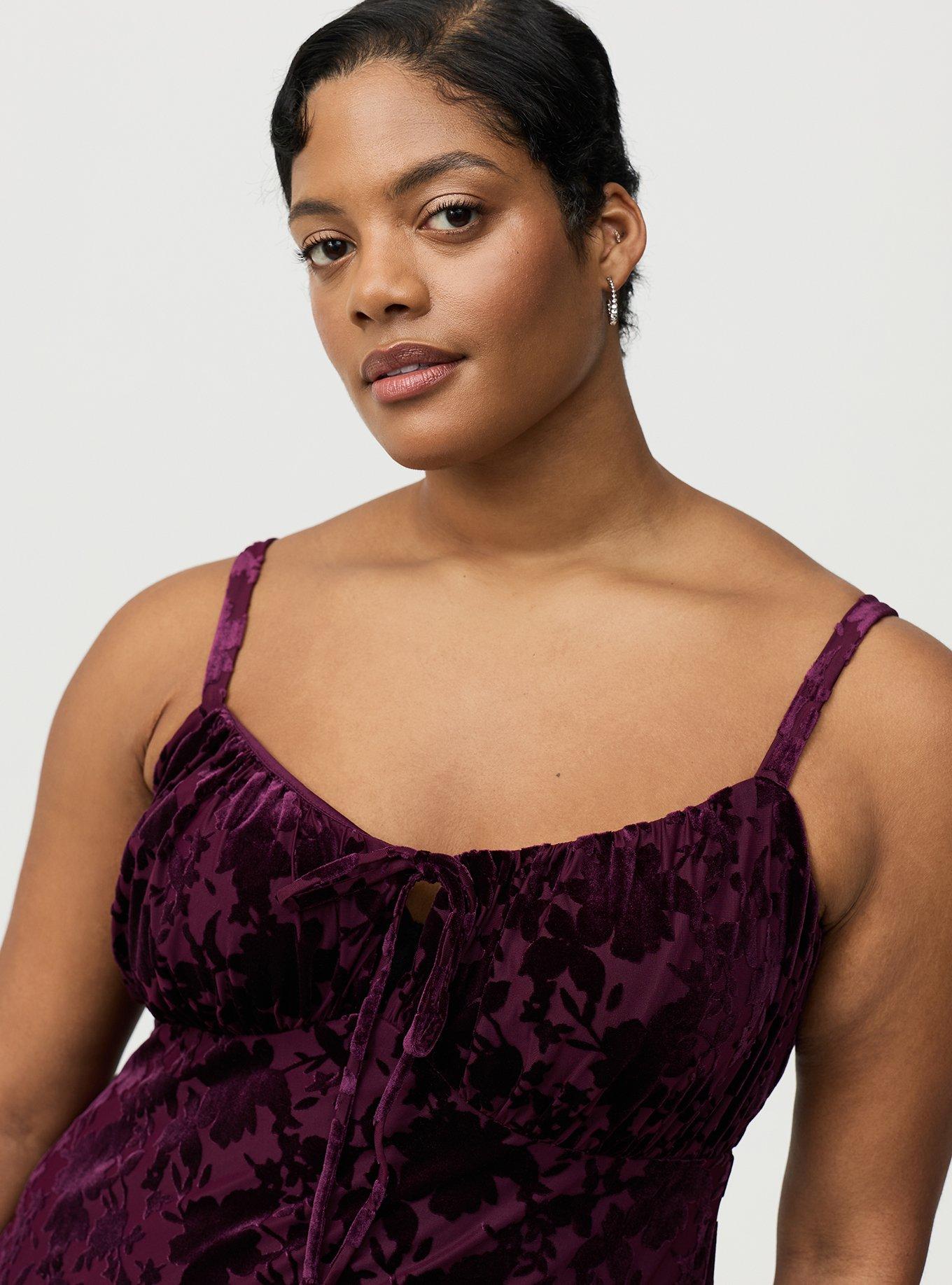 Velour Cami Maxi Dress