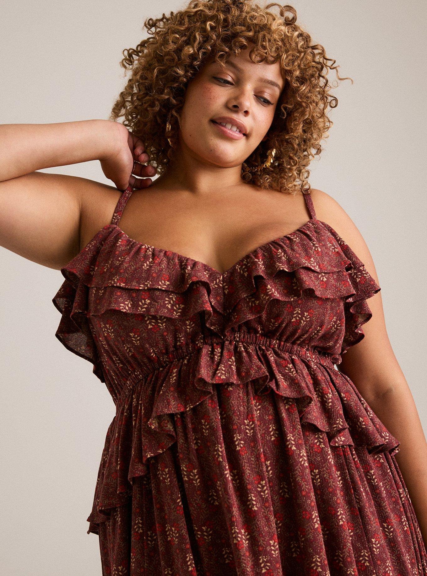 Festi Ruffle Maxi Dress