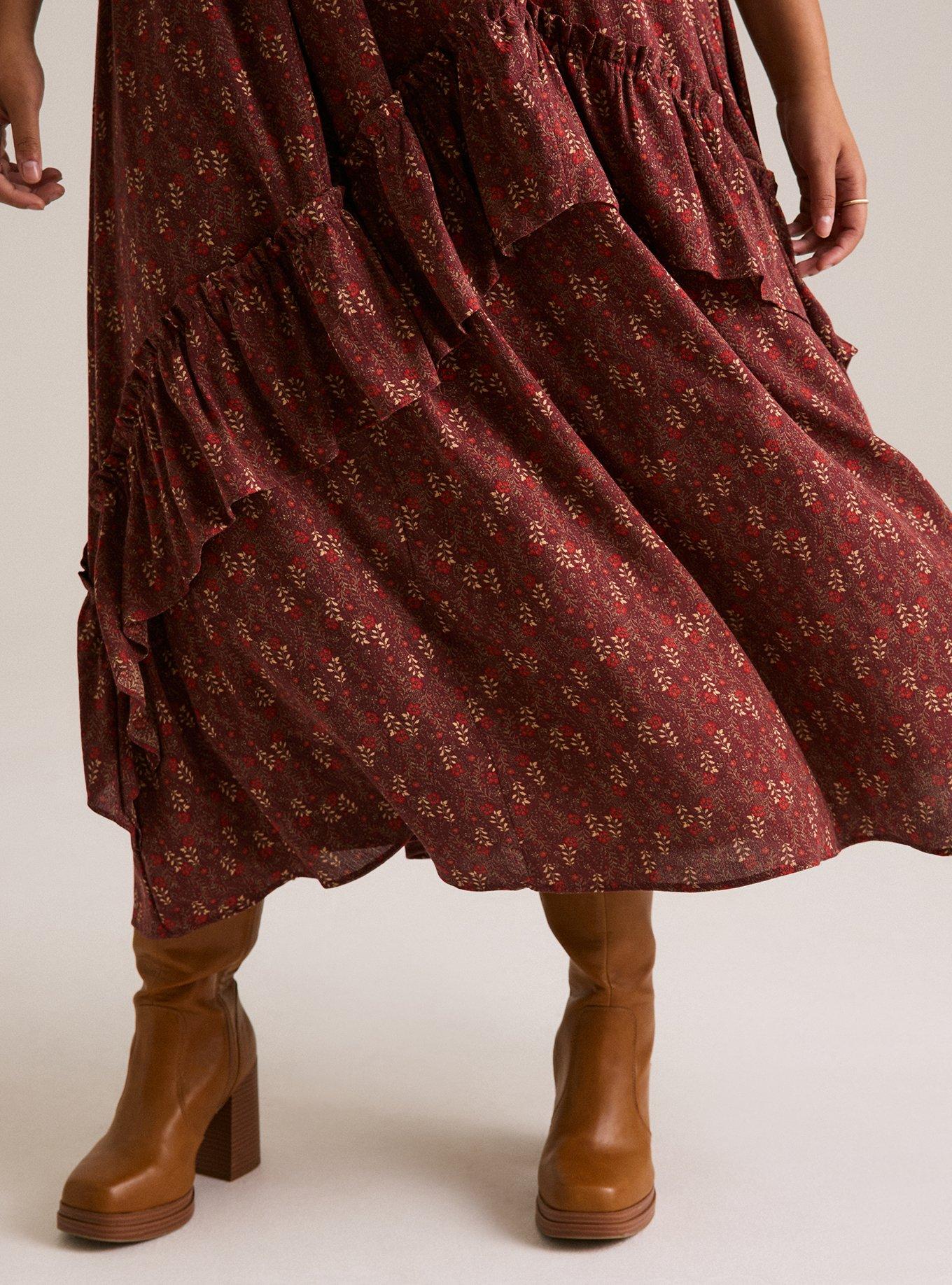 Festi Ruffle Maxi Dress