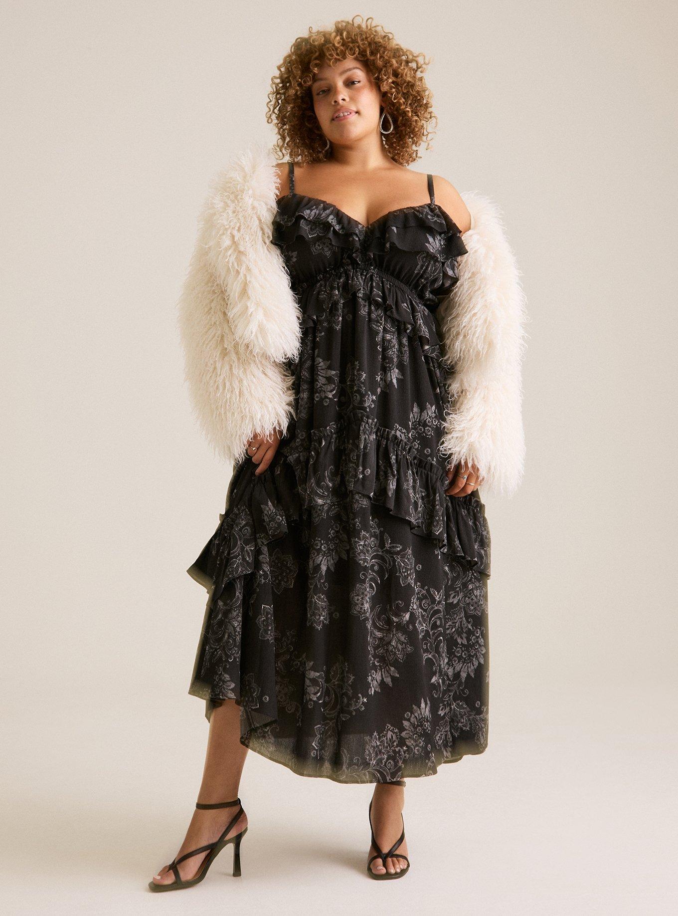 Festi Ruffled Maxi Dress