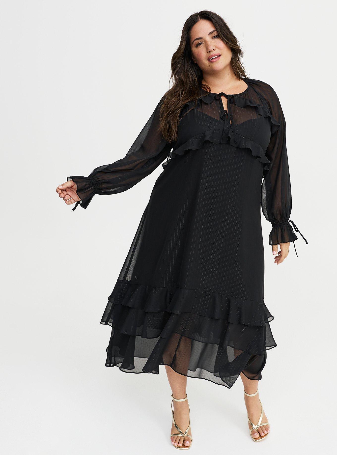 Tiered Ruffle Maxi Dress