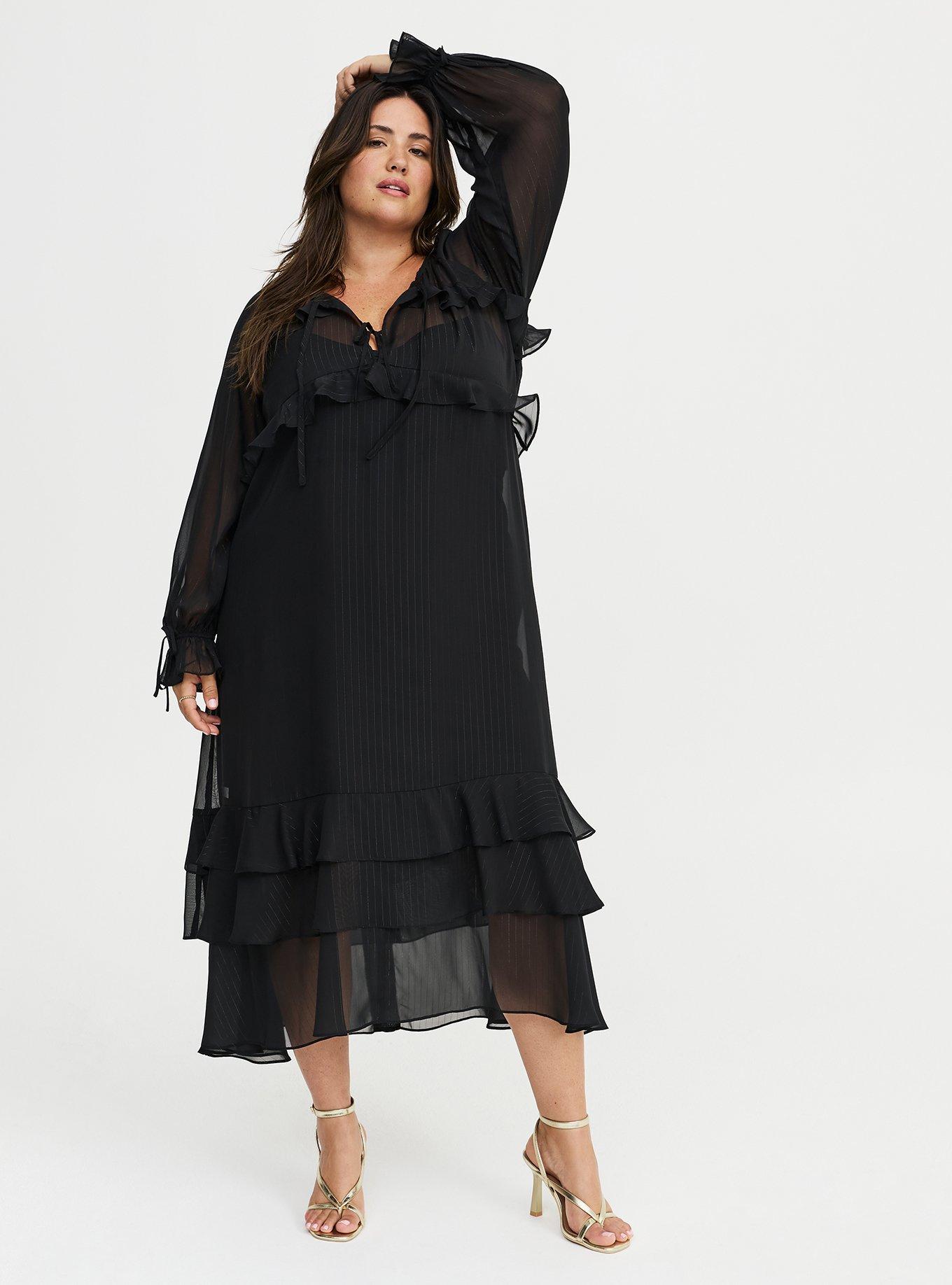 Tiered Ruffle Maxi Dress