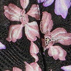 Ava Unlined Triangle Lace Bralette, ROMANTIC PASTEL FLORAL, swatch