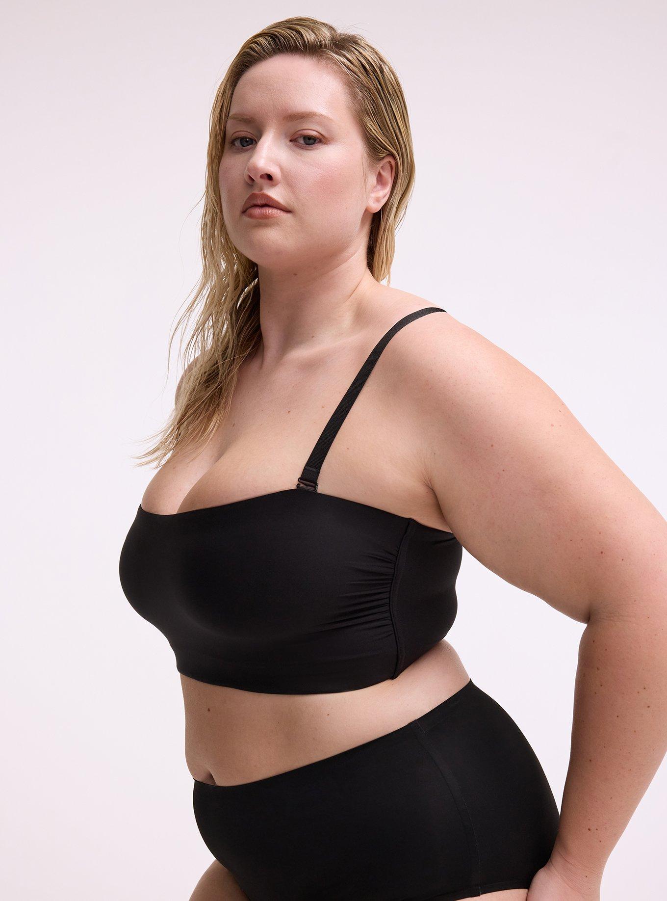 Butter Unlined Smooth Bandeau, RICH BLACK, alternate