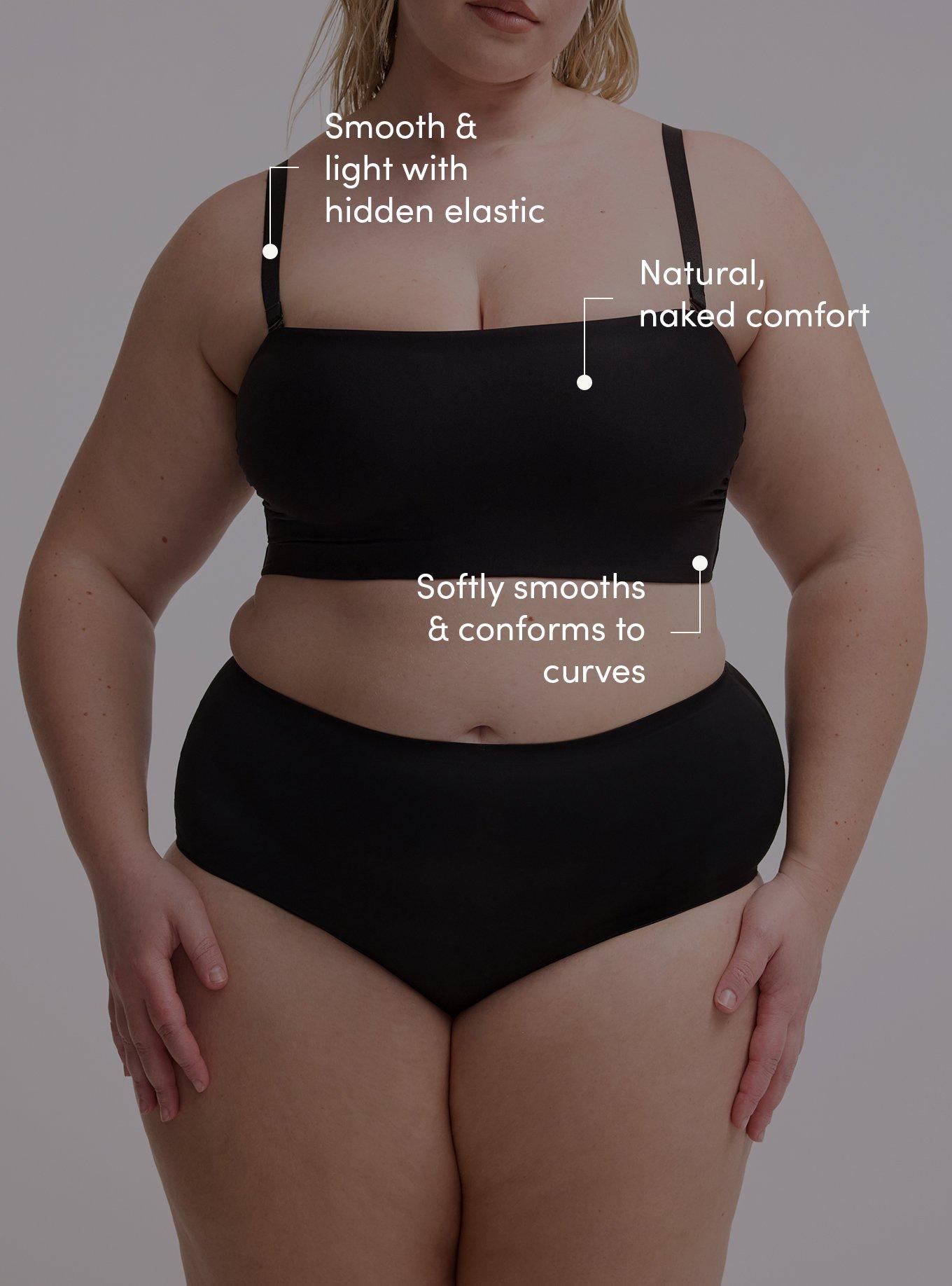 Butter Unlined Smooth Bandeau, RICH BLACK, alternate