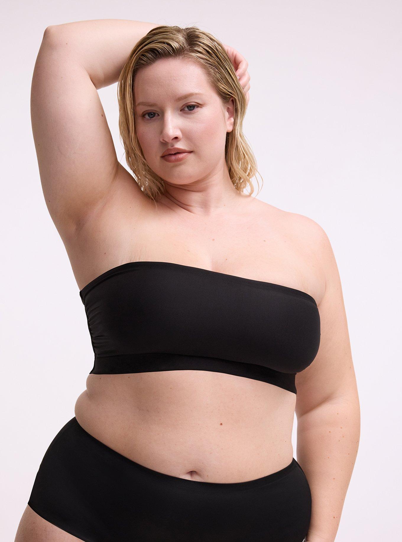 Butter Unlined Smooth Bandeau, RICH BLACK, alternate