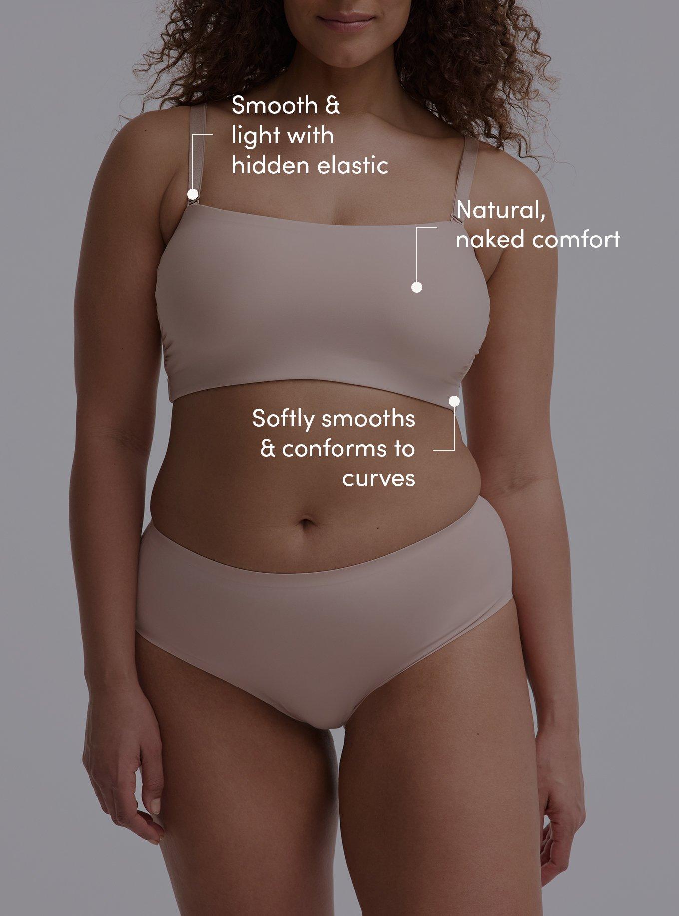 Butter Unlined Smooth Bandeau, ROSE DUST, alternate