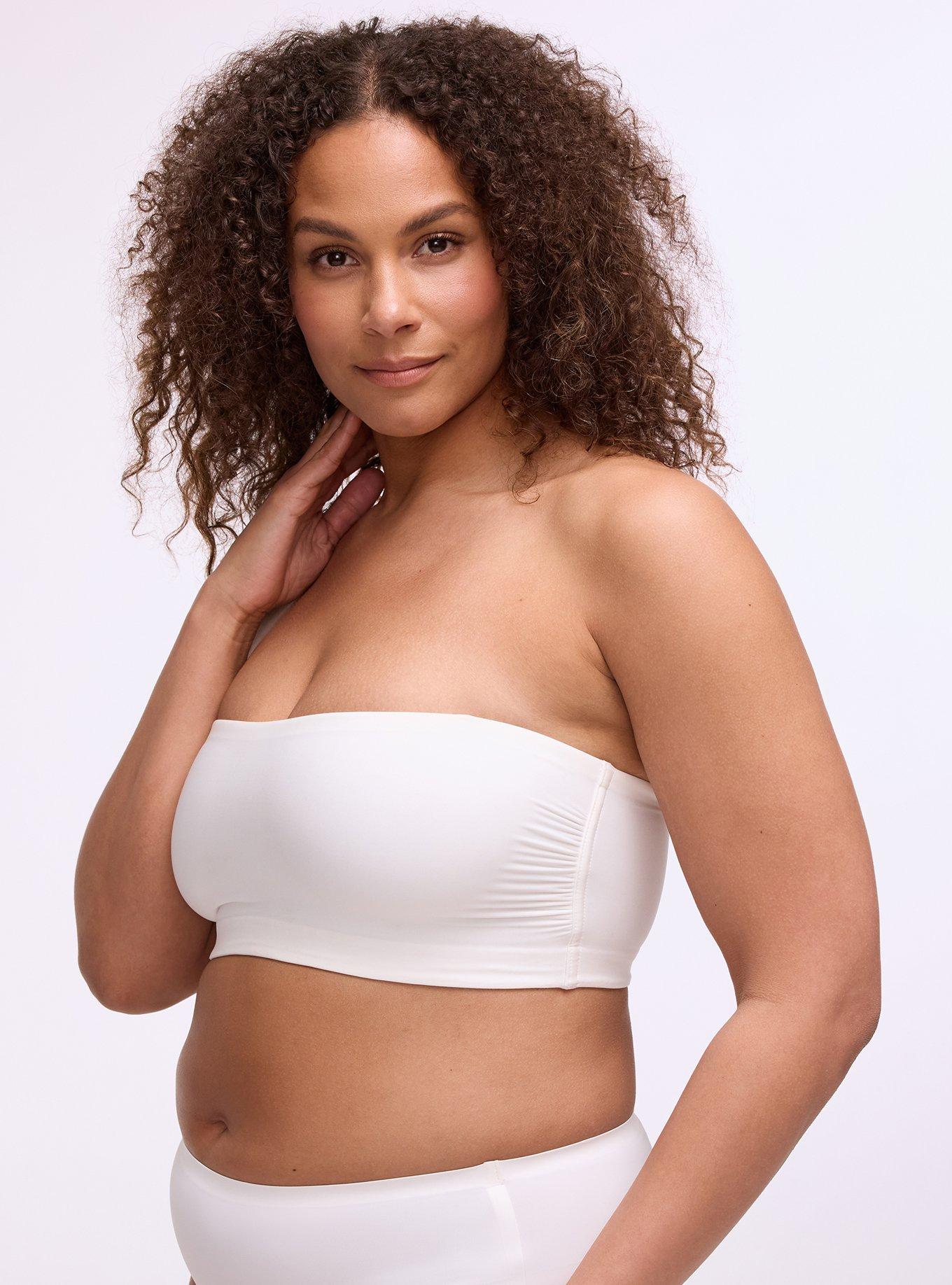 Butter Unlined Smooth Bandeau, CLOUD DANCER, alternate